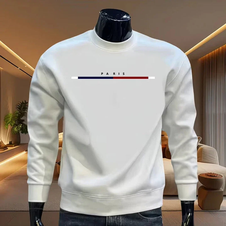 Mens Sweatshirts Paris Printed Tops Sports Jogging Man Clothing Casual Office Home Pullover High Quality Long Sleeves Sportswear