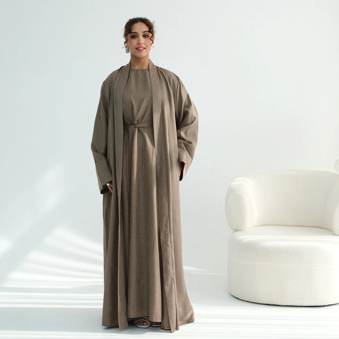 Muslim Women Modest Dress Kimono Cardigan Dubai Abaya Turkey Kaftan Femme Musulmane Vestidos Ramadan Eid Islam Jalabiya Kebaya