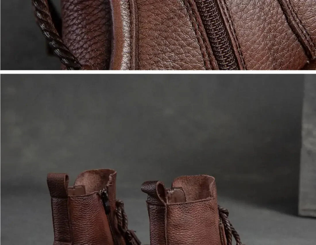 Shoes for Women  Cross-tied Ladies Boot Daily Boots Hot Sale Cotton Shoes Round Toe Comfortable Flat Shoes Women Ankle Boots