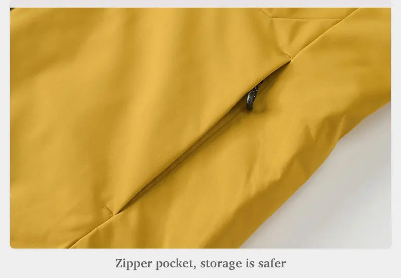 JNLN Unisex Waterproof Fleece Jacket – Windproof Thermal Coat for Hiking, Skiing & Outdoor Activities