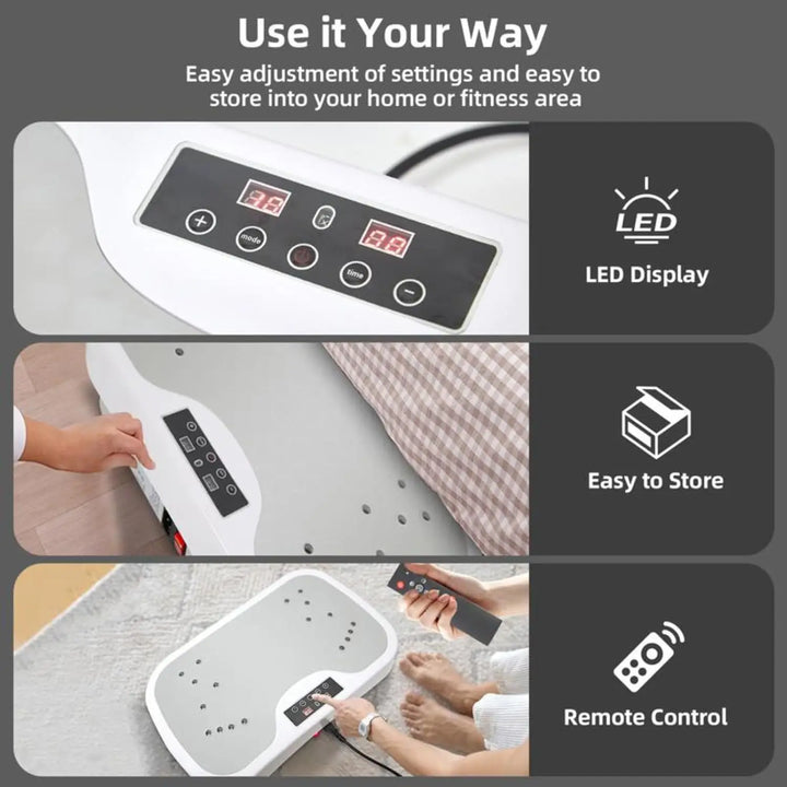 BodyTone™ Vibrationsplattform für Zuhause – Grau