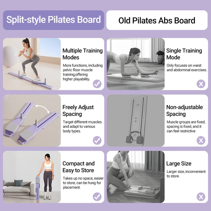 PilatePro™ Split Board – Portable Core & Full-Body Trainer
