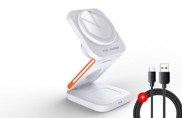 ChargeMax™ 3-in-1 Wireless-Dockingstation für iPhone &amp; Apple Watch