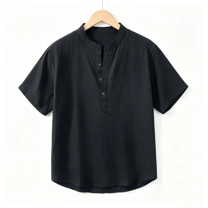 Linen Shirt Men Brief Breathable Comfy Solid Color Long Sleeve Loose Harajuku Casual Blouse Hawaiian Shirt Camisa Masculina 2022