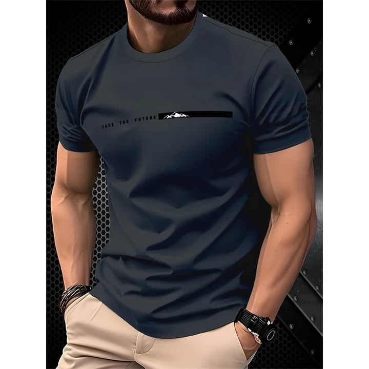 Simple Fashion Striped Graphic T Shirts For Men Summer Casual Short  Sleeve 3D Printed T-shirts Loose Breathable Daily Wear Tees