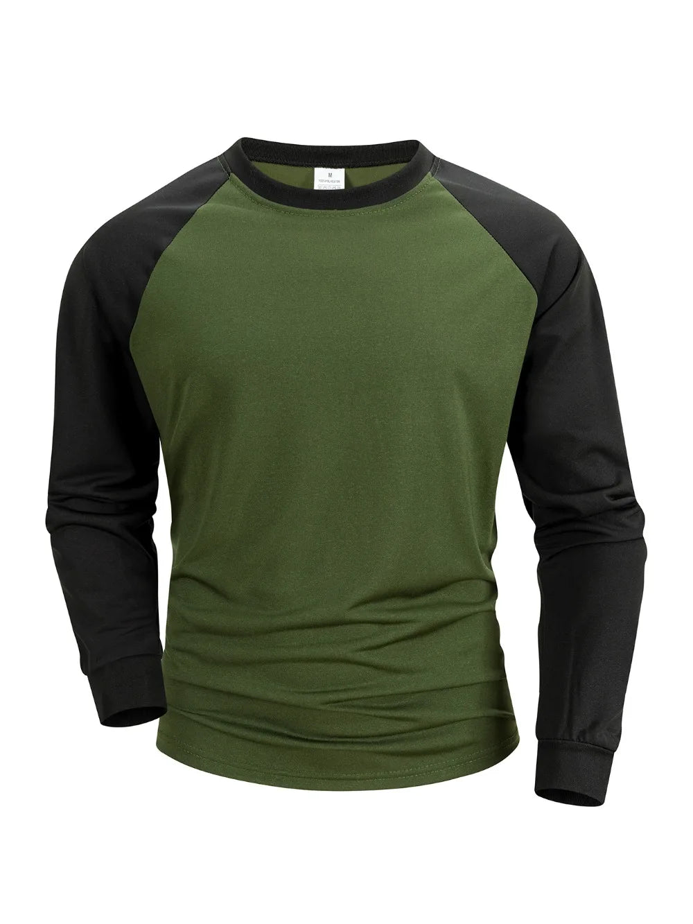 T Shirt for Men O-neck Casual Long Sleeve T-shirts Solid Color Men's Clothing Full Length Sleeve for Spring Summer Undershirts