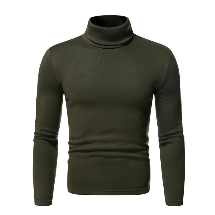 Men Turtleneck Sweater Design Long Sleeve Shirt top