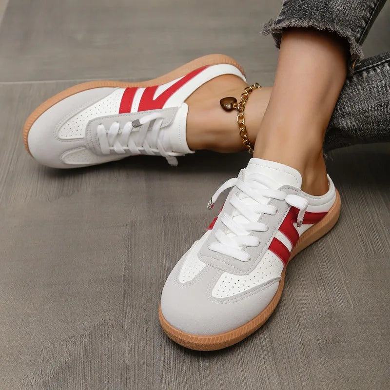 2025 Women’s Casual Summer Sneakers – Slip-On Platform Flats
