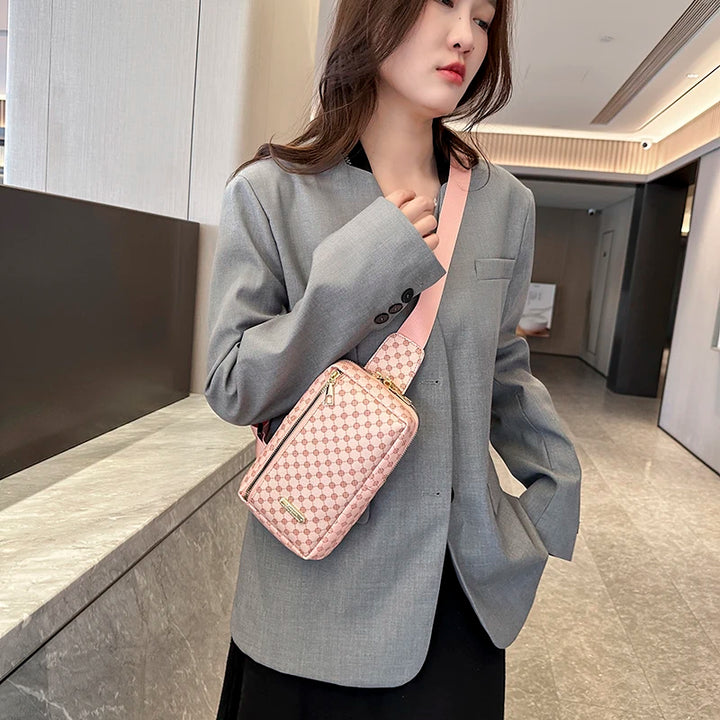 Umhängetasche und Schultertasche aus PU-Leder für Damen