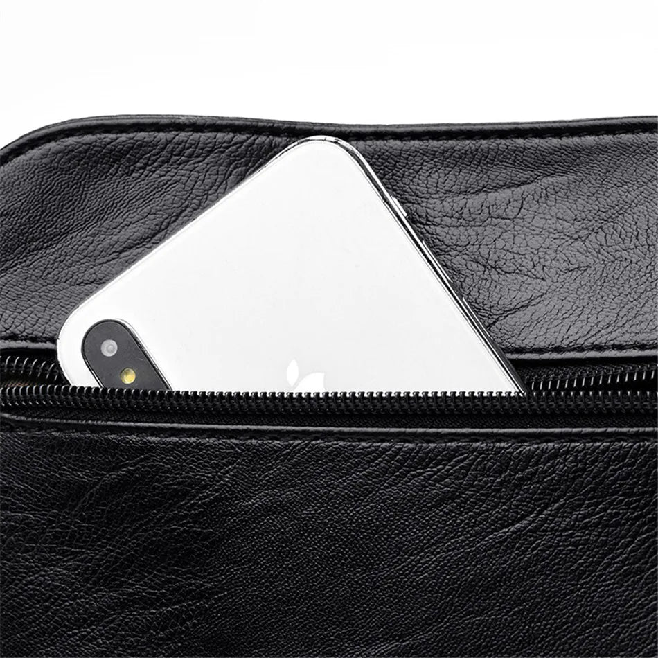 حقيبة كتف وحقيبة كروس فاخرة للنساء مصنوعة من جلد البولي يوريثان