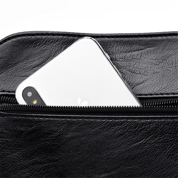 حقيبة كتف وحقيبة كروس فاخرة للنساء مصنوعة من جلد البولي يوريثان