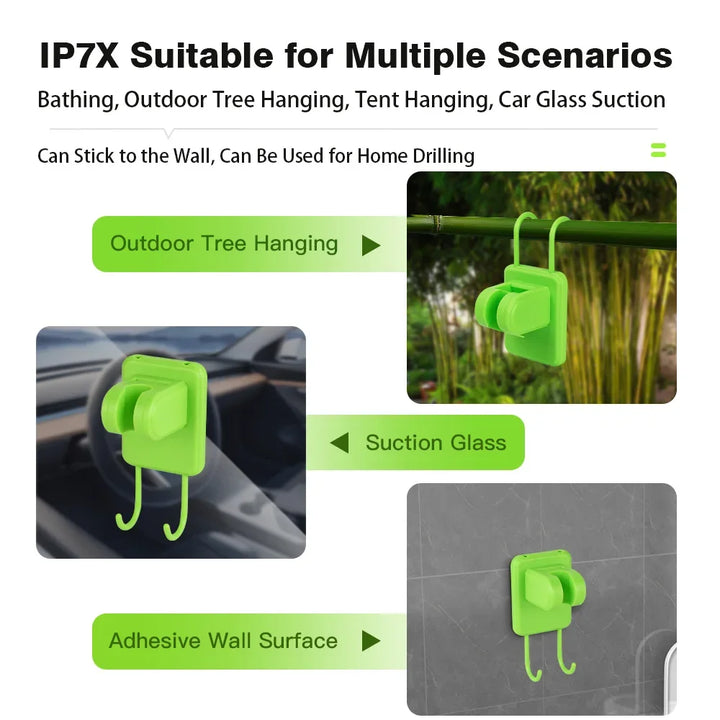 ShowerPro™ Outdoor-Camping-Set – Intelligentes digitales Duschset