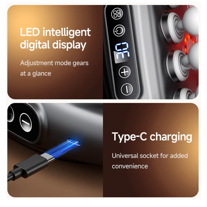 BodyRevive™ Tiefengewebsmassagegerät – 16 Aufsätze