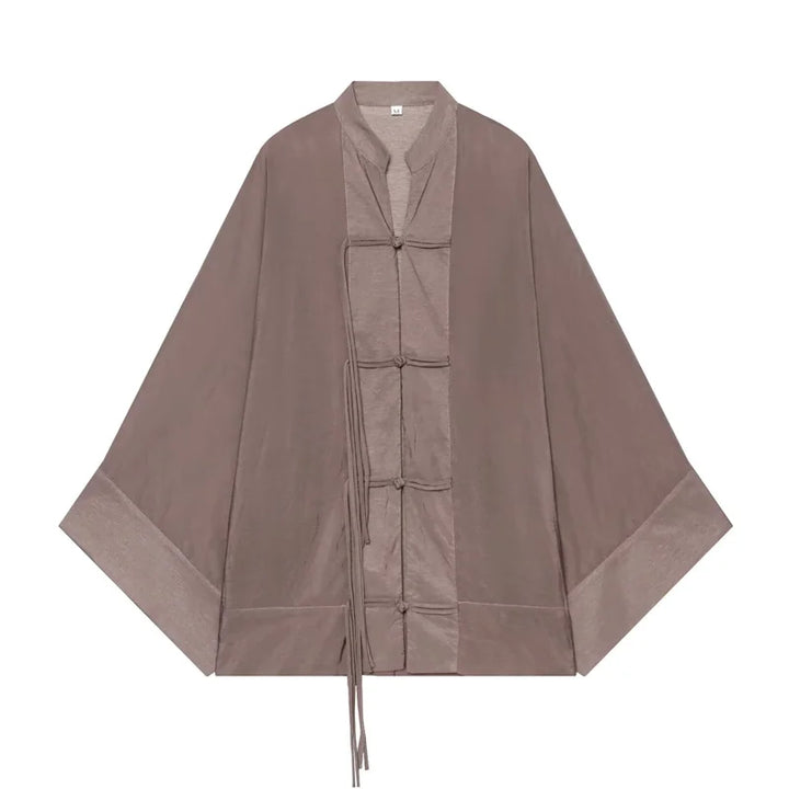 Women's Shirt 2026 New Fashion Summer Solid Color Oversize Rope Knot Detail Draped Shirt for Women Loose Chic Ladies Shirt Top
