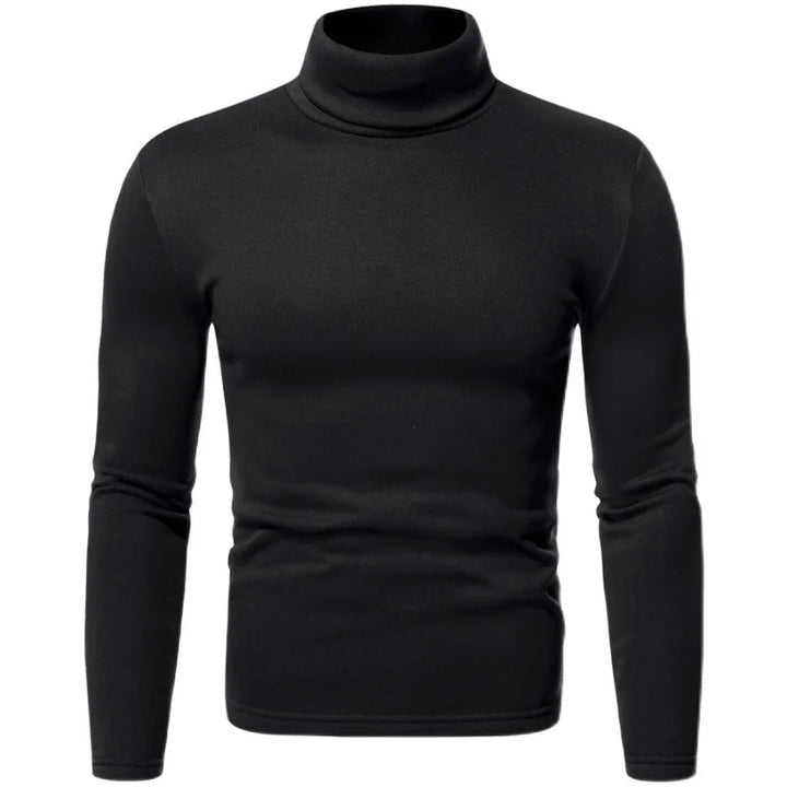 Men Turtleneck Sweater Design Long Sleeve Shirt top