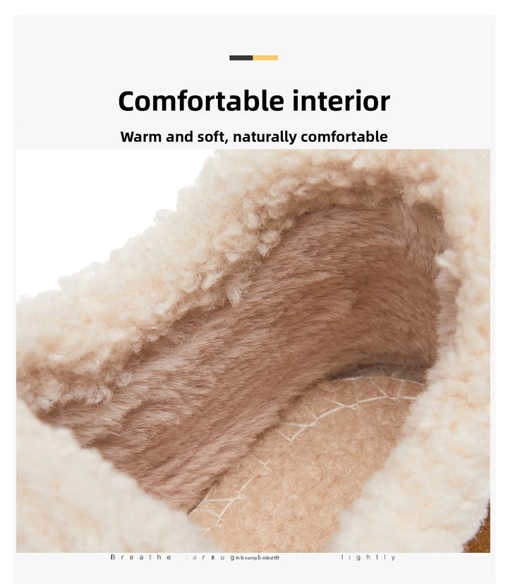 Women’s Winter Ankle Boots with Fur – Warm & Casual 2025