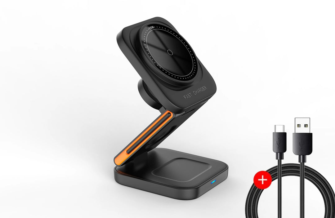 ChargeMax™ 3-in-1 Wireless-Dockingstation für iPhone &amp; Apple Watch