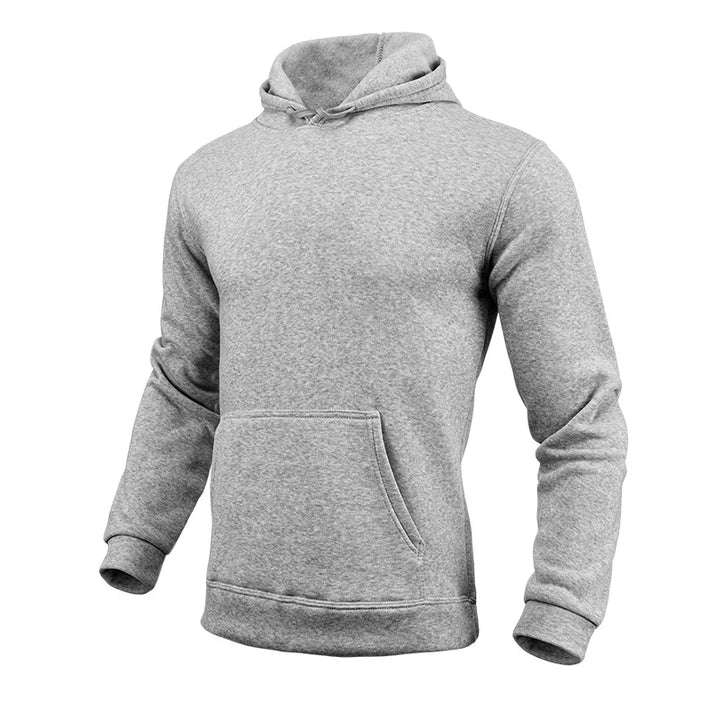 Men’s Hooded Sweatshirt – Sports Casual Fashion, Daily Comfort