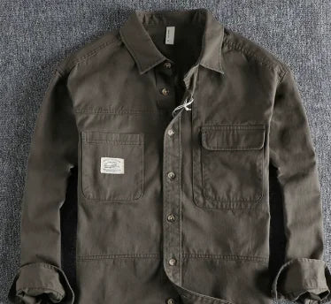 Men's Shirt - Spring/Summer New Style Long-Sleeved Shirt,For Customized Products, Please Contact Us