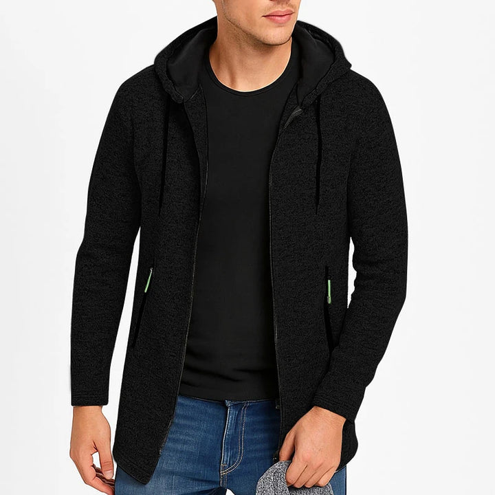Men Sweatshirts Casual Hooded for Men with Zip Pockets Full Zip Long Sleeve Sweatshirt Sports Hooded Jacket Oversize Outerwear