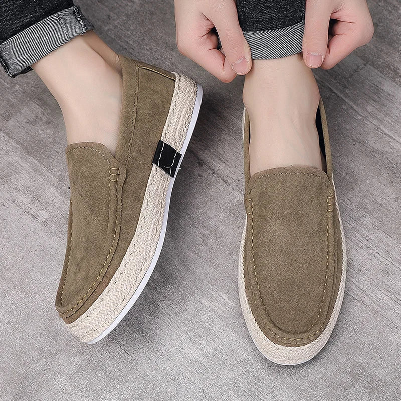 Shoes For men Summer Breathable One Foot Men Casual Shoes Low Cut Comfortable Walking Shoes Sneakers