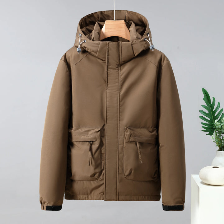 Men’s Outdoor Cycling Fleece Jacket – Lightweight Warm Workwear Coat for Teens