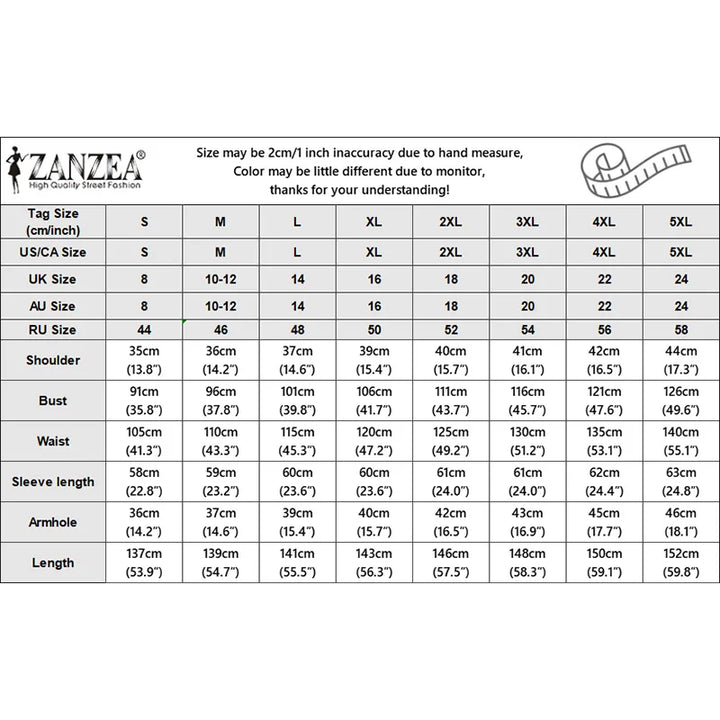 ZANZEA Muslim Modest Fashion Maxi Dress Women's Hijab O-Neck Long Sleeve Ruffled Hem Abaya Robes Islamic Ramadan Eid Kaftan