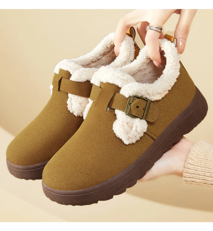 Women’s Winter Ankle Boots with Fur – Warm & Casual 2025