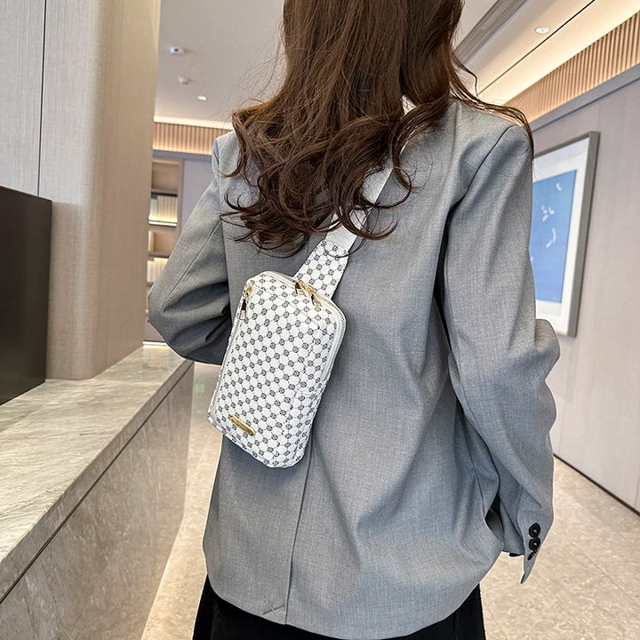 Umhängetasche und Schultertasche aus PU-Leder für Damen