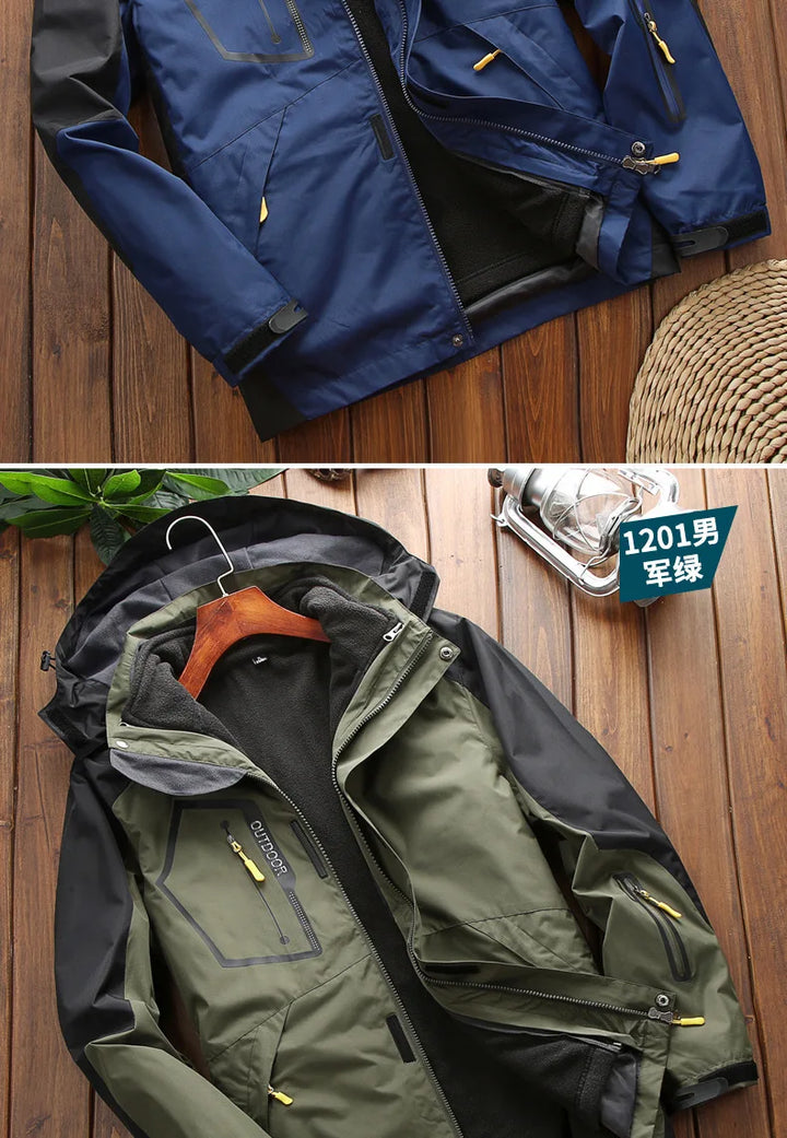 Men’s Winter Ski Jacket – Waterproof Windproof Snowboard & Trekking Coat