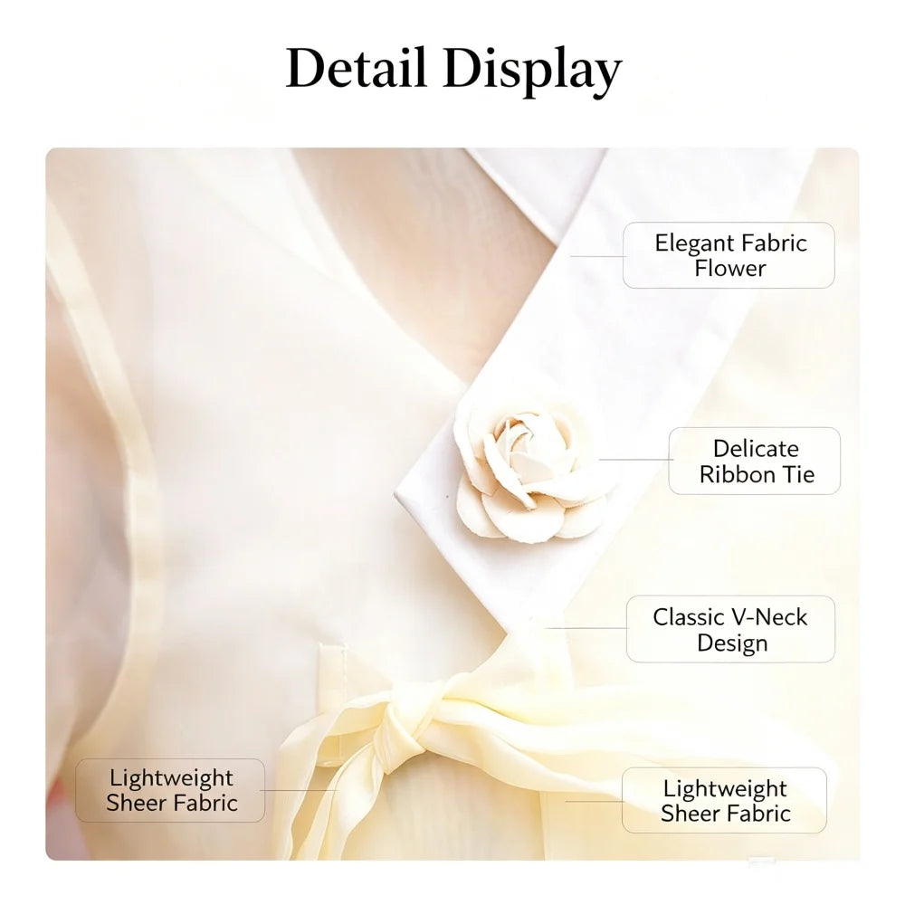 Elegant Women Hanbok Set Sheer Long Sleeve Floral Tulle Skirt Korean Traditional Dress Party Dance Photo Clothes