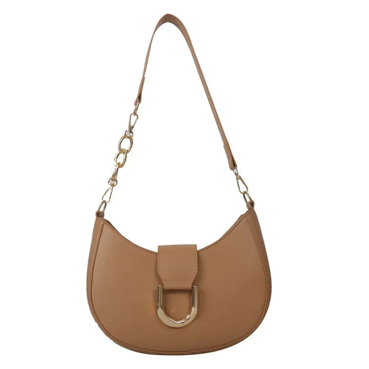 PU Leather Women’s Shoulder Bag – Trendy Underarm Purse