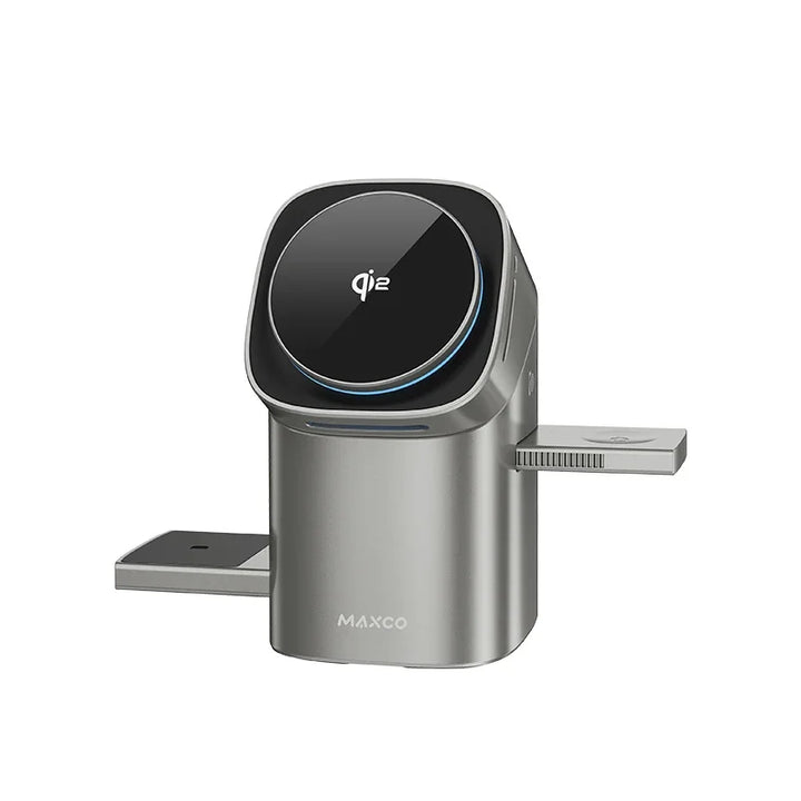 Qi2™ 3-in-1-Wireless-Ladegerät mit automatischer Drehung