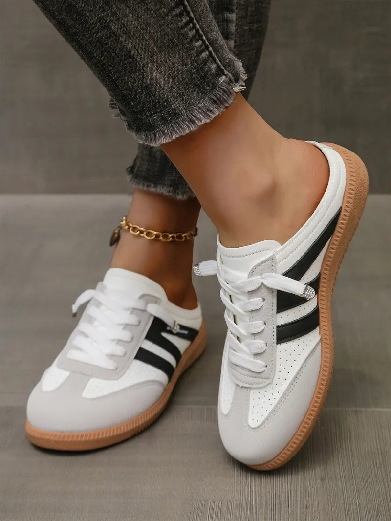 2025 Women’s Casual Summer Sneakers – Slip-On Platform Flats