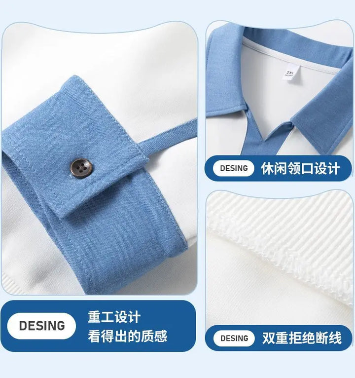 Men’s Spring/Autumn Sweatshirt – Trendy Loose Fit, Casual Long Sleeve