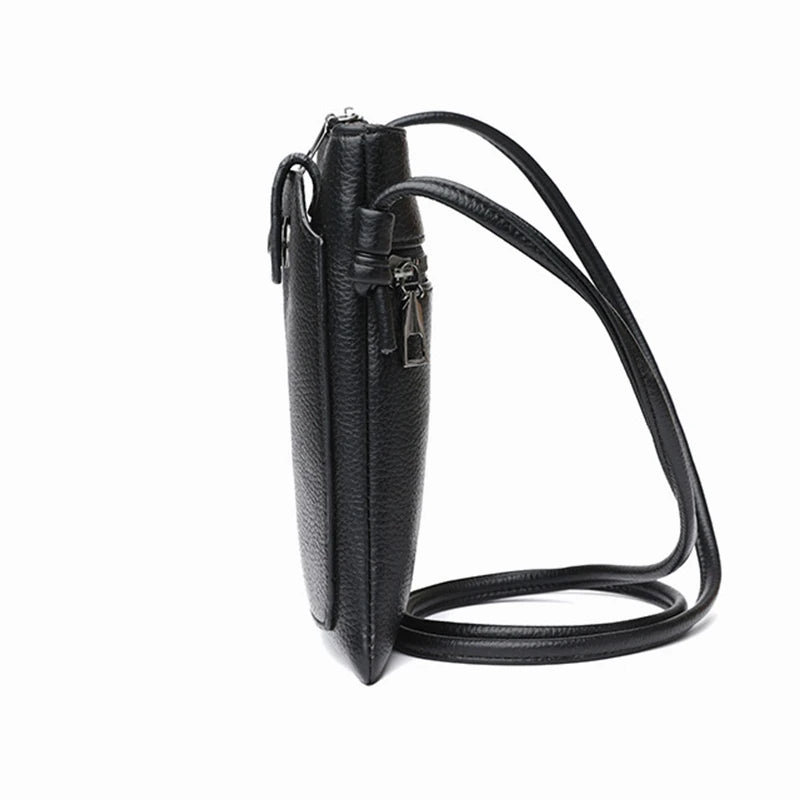 حقيبة كتف وحقيبة كروس نسائية من الجلد الصناعي - سعة كبيرة