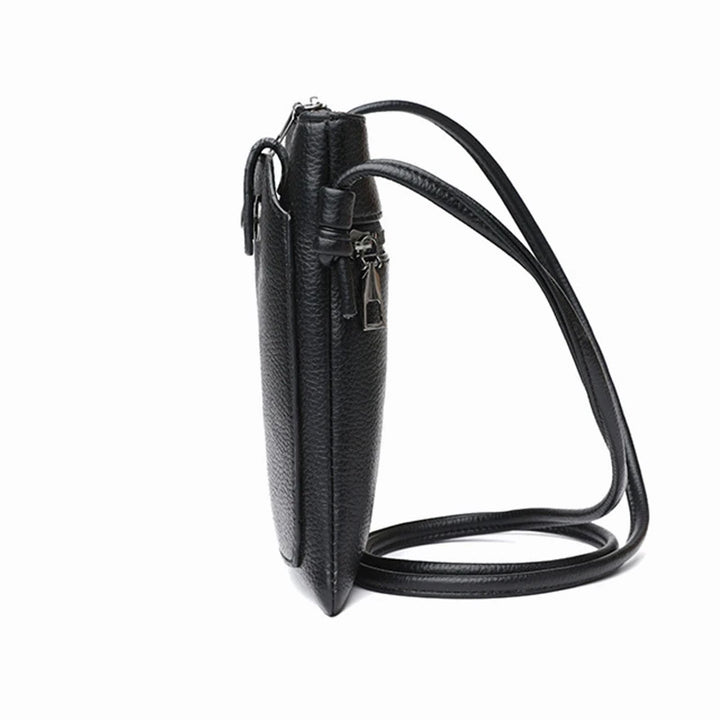 حقيبة كتف وحقيبة كروس نسائية من الجلد الصناعي - سعة كبيرة