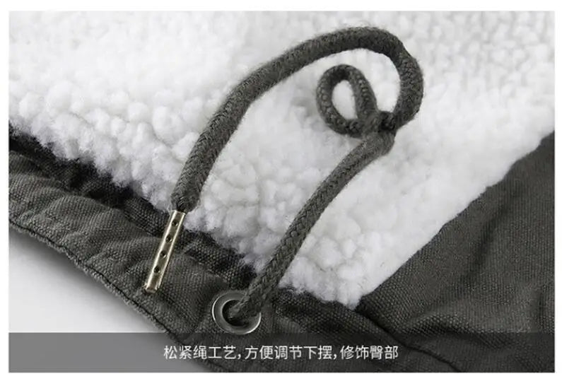 Men’s Hooded Winter Jacket – Warm Casual Fleece Bomber Parka, Up to 4XL