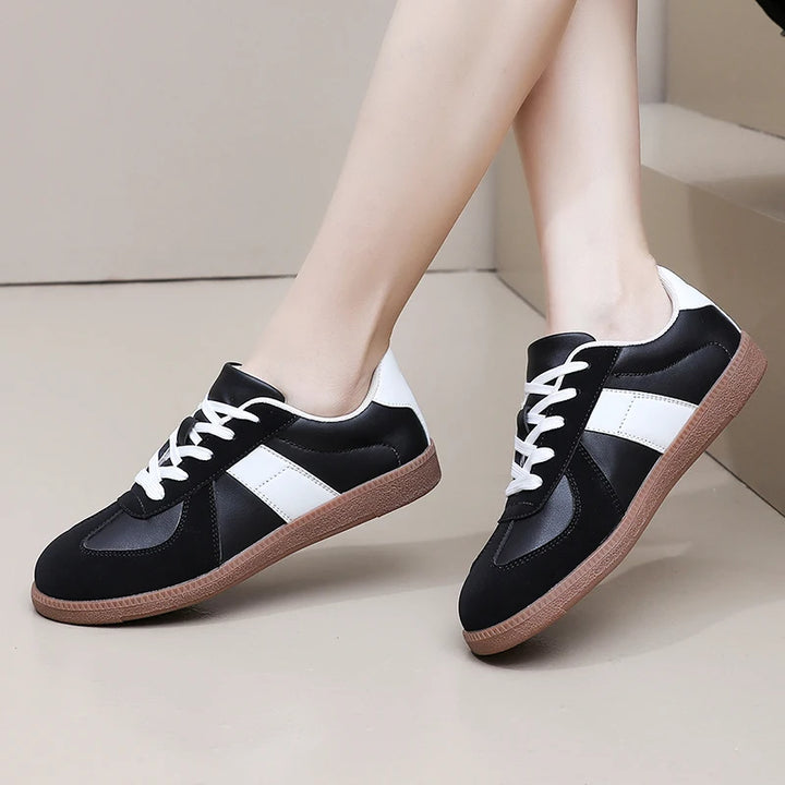 Women’s Casual Breathable Walking Sneakers – Flat Gym Shoes