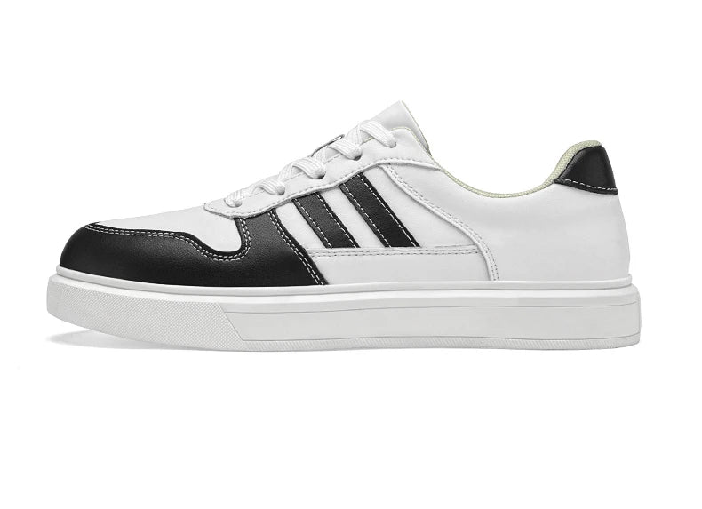 Shoes for Men Four Season Vulcanized Footwear Non-slip Casual Sneakers Fashion New Leather Round Toe Walking shoes tenis jeans