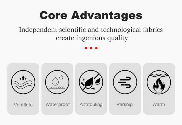 JNLN Unisex Waterproof Fleece Jacket – Windproof Thermal Coat for Hiking, Skiing & Outdoor Activities