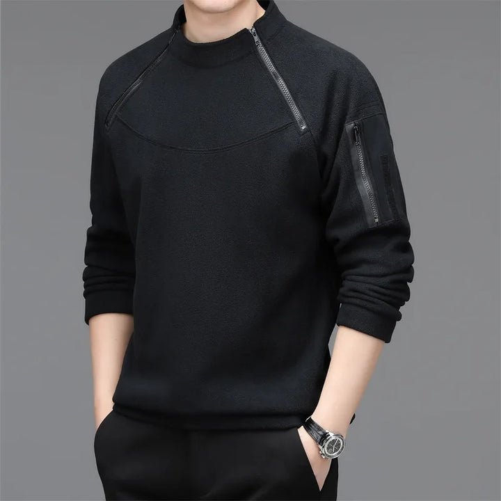 Men's Sweatshirs Spring Fall Long-sleeved T-shirt Top Loose Trend Round Neck Bottoming Shirt Lightweight Casual Sports