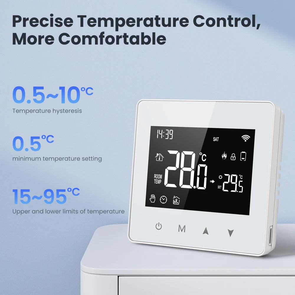 Tuya™ Smart-Thermostat für Wasser- und Gasheizkessel