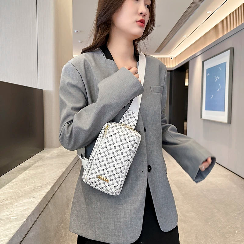 Umhängetasche und Schultertasche aus PU-Leder für Damen