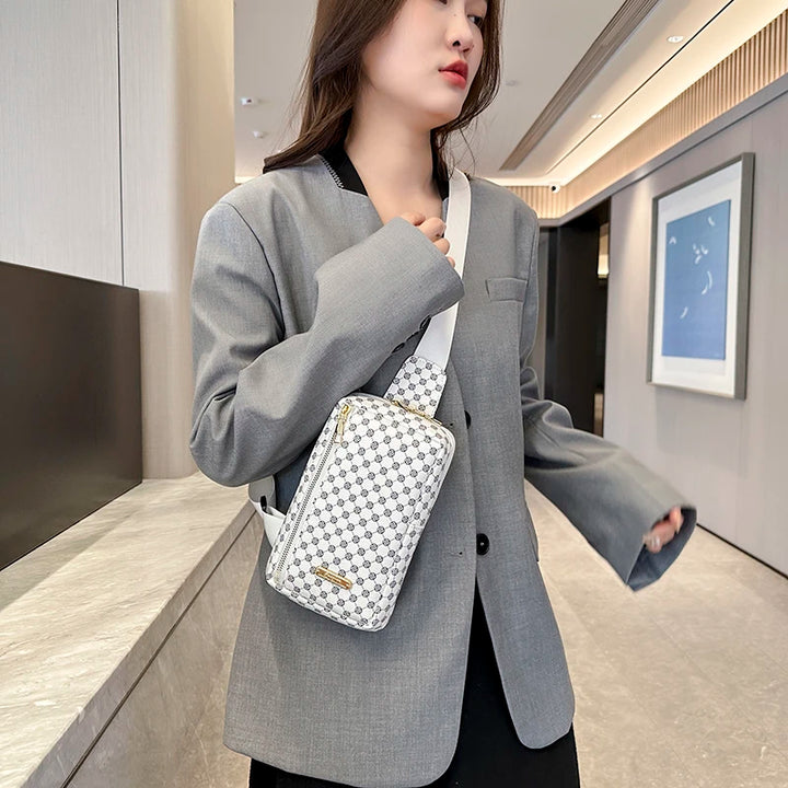 Umhängetasche und Schultertasche aus PU-Leder für Damen