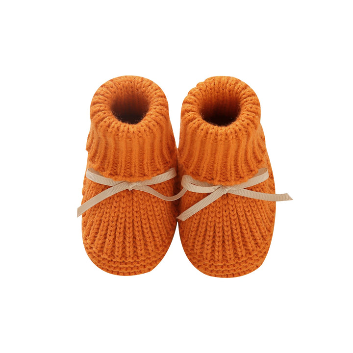 CozyToes™ Newborn Knitted Booties for Girls & Boys