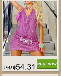 Sexy black White Summer crop top women festival Beach club outfits Party tank top t shirt woman Halter Rhinestones tops topy Hot