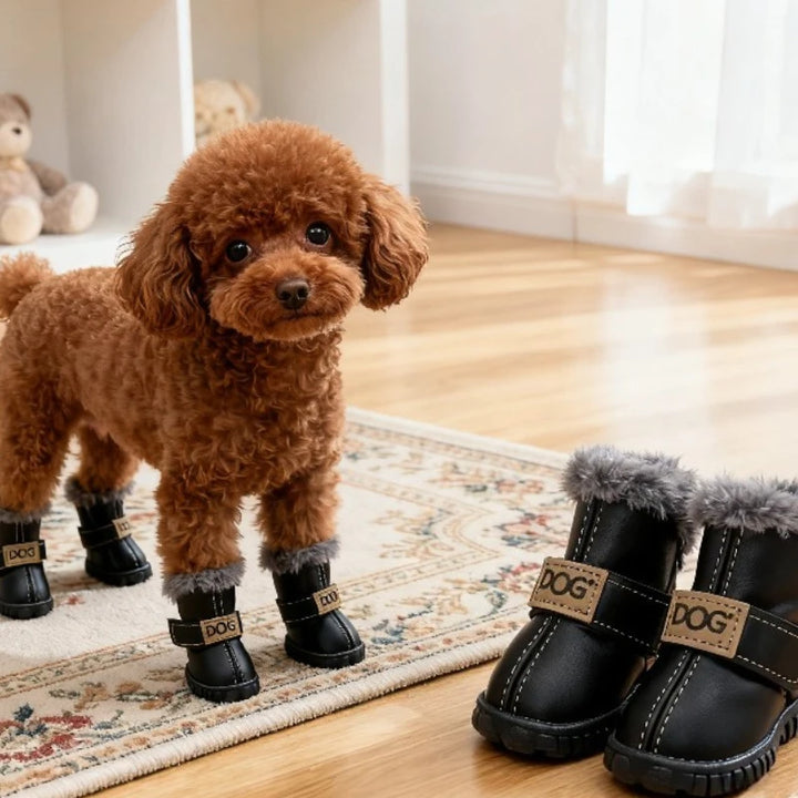PawComfort™ Wasserdichte Hunde-Winterstiefel – 4 Stück
