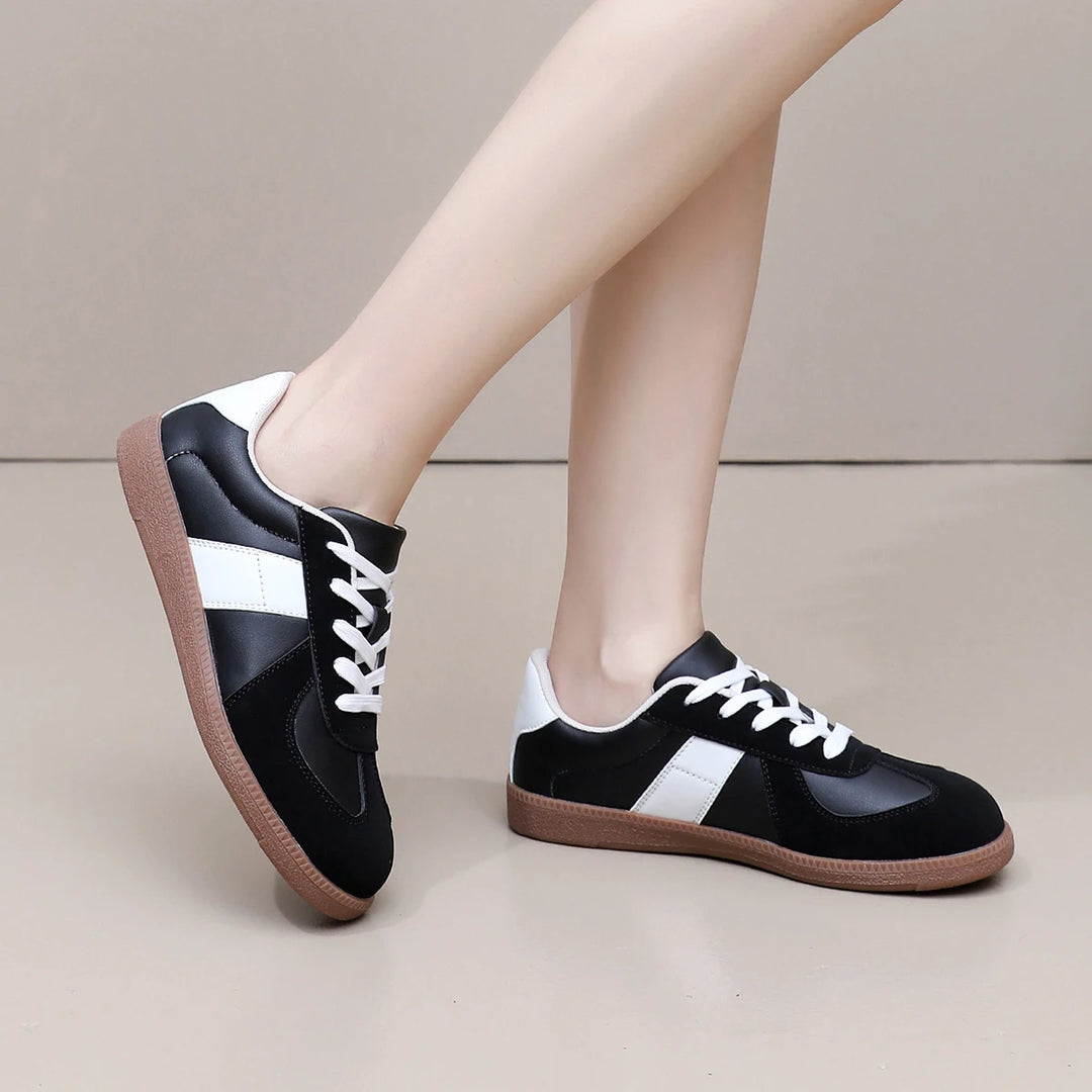 Women’s Casual Breathable Walking Sneakers – Flat Gym Shoes