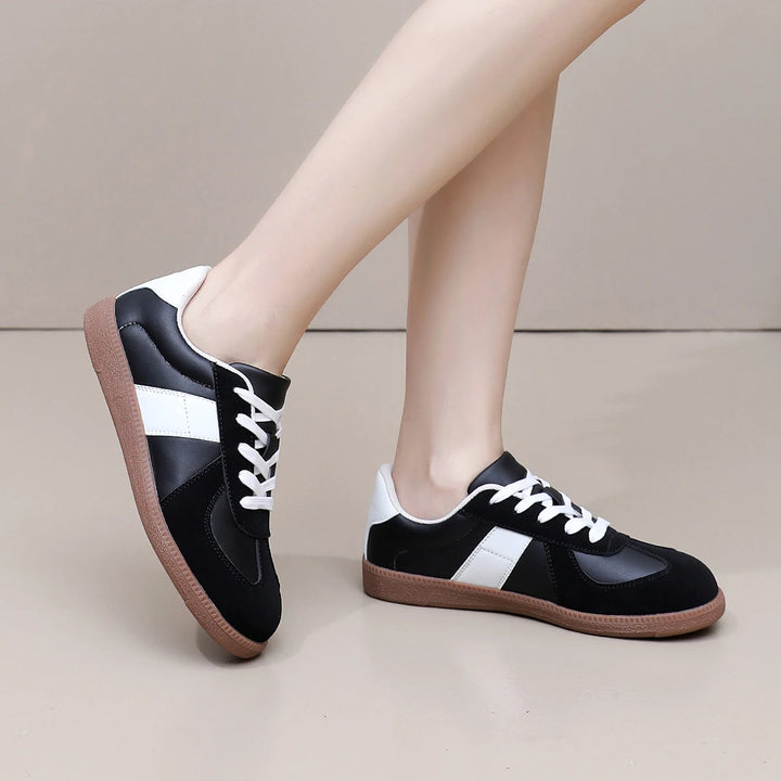 Women’s Casual Breathable Walking Sneakers – Flat Gym Shoes